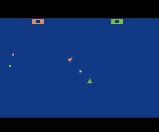 Space War atari screenshot