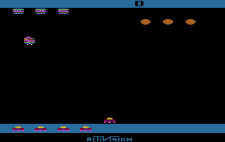 Spider Fighter atari screenshot