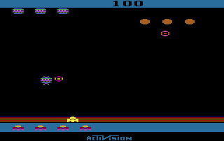 Spider Fighter atari screenshot