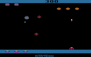 Spider Fighter atari screenshot