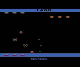 Spider Fighter atari screenshot