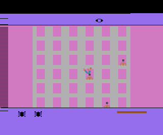 Spiderman atari screenshot