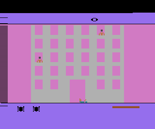 Spiderman atari screenshot