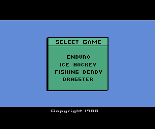 Sports Action Pak - Enduro / Ice Hockey / Fishing Derby / Dragster — screenshot 1