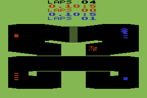 Sprint Master atari screenshot
