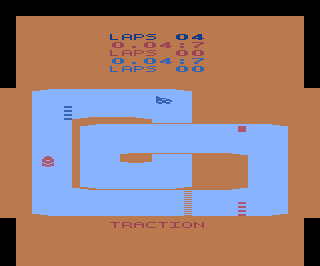 Sprint Master atari screenshot