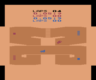Sprint Master atari screenshot