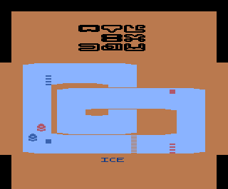 Sprint Master atari screenshot
