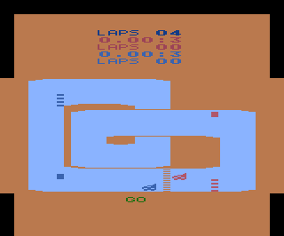 Sprint Master atari screenshot