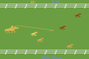 Stampede atari screenshot