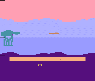Star Warrior atari screenshot