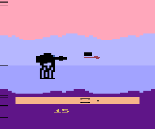 Star Wars - The Empire Strikes Back atari screenshot