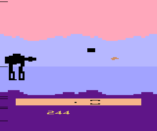 Star Wars - The Empire Strikes Back atari screenshot