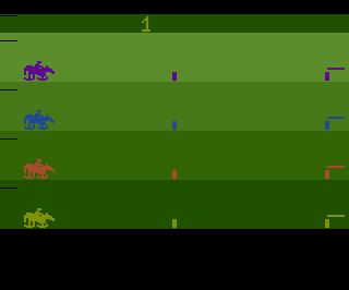 Steeplechase atari screenshot