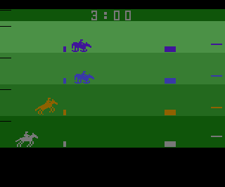 Steeplechase atari screenshot