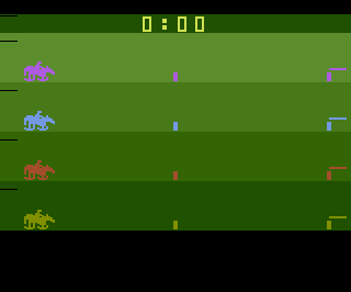 Steeplechase atari screenshot