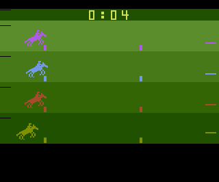 Steeplechase atari screenshot