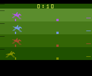 Steeplechase atari screenshot