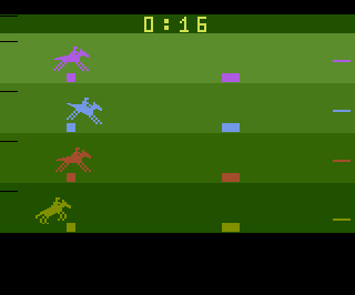 Steeplechase atari screenshot