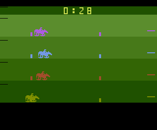 Steeplechase atari screenshot