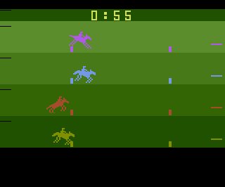 Steeplechase atari screenshot