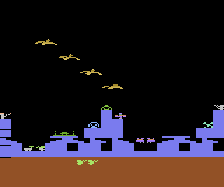 Strahlen der Teufelsvögel atari screenshot