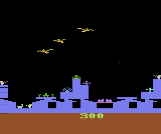 Strahlen der Teufelsvögel atari screenshot