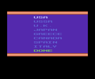 Summer Games atari screenshot