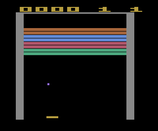 Super Breakout atari screenshot