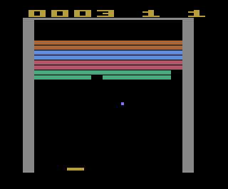 Super Breakout atari screenshot