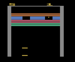 Super Breakout atari screenshot