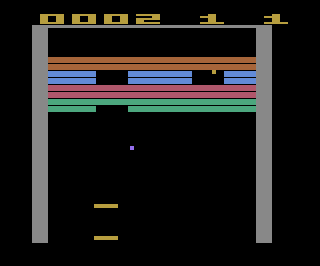 Super Breakout atari screenshot