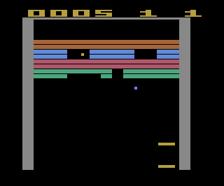 Super Breakout atari screenshot