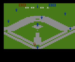 Super Challenge Baseball atari screenshot