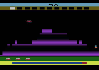 Super Cobra atari screenshot