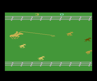 Super-Cowboy beim Rodeo atari screenshot