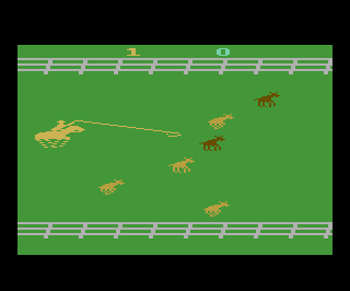 Super-Cowboy beim Rodeo atari screenshot