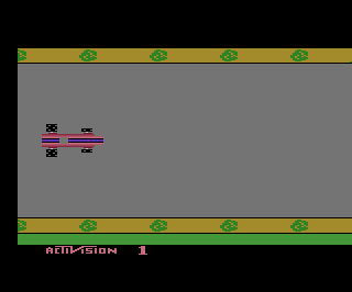 Super Hit Pak - River Raid / Grand Prix / Fishing Derby / Sky Jinks / Checkers atari screenshot