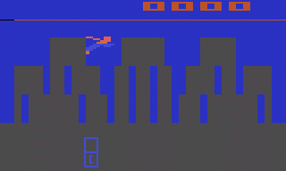 Superman atari screenshot