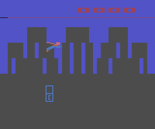 Superman atari screenshot