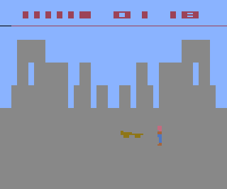 Superman atari screenshot