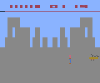 Superman atari screenshot