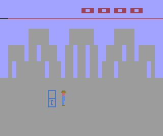 Superman atari screenshot