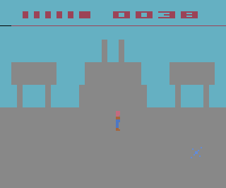 Superman atari screenshot