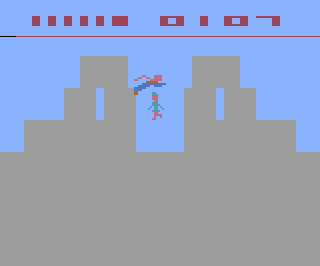 Superman atari screenshot