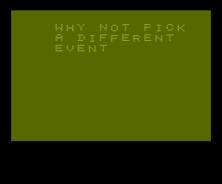 Sweat! - The Decathlon Game atari screenshot
