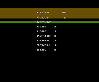 Sword of Saros atari screenshot