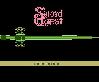 SwordQuest - WaterWorld atari screenshot
