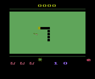 Tapeworm atari screenshot