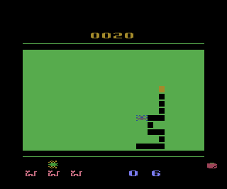 Tapeworm atari screenshot
